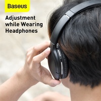 Baseus D02 Pro bezprzewodowe słuchawki Sport Bluetooth 5.0 słuchawki zestaw głośnomówiący słuchawki douszne słuchawki douszne dla iPhone Xiaomi 4